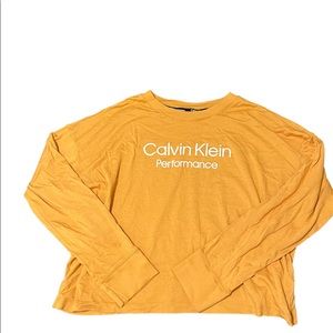 calvin klein sport crop top